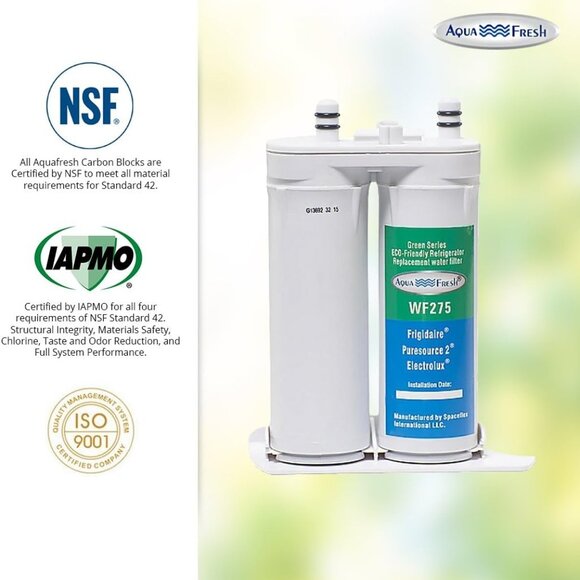 Refrigerator Water Filter Frigidaire and Puresource Aqua Fresh WF275 - Picture 1 of 10